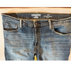 Denizen‎ Levi's 218 Jeans Straight Fit Denim Blue Distressed Mens W36 L30